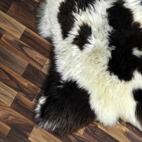 XXL ÖKO Schaffell Lammfell braun beige 120x75 echtes Fell #7112