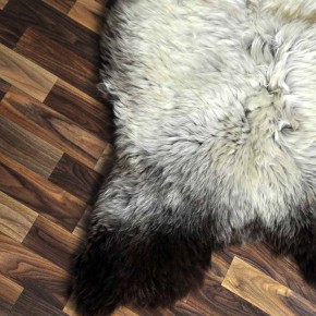 XL ÖKO Schaffell Lammfell braun beige 115x80 echtes Fell #7117