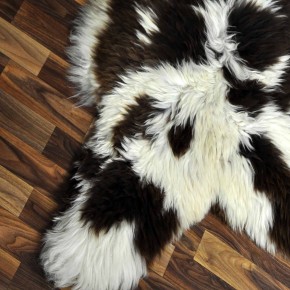 XXL ÖKO Schaffell Lammfell braun beige 120x80 echtes Fell #7118