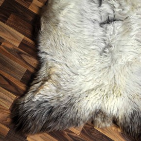 XXL ÖKO Schaffell Lammfell beige braun 120x85 echtes Fell #7122