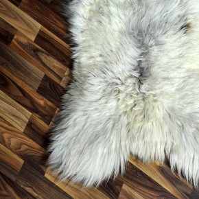 XXL ÖKO Schaffell Lammfell beige braun 125x80 echtes Fell #7137