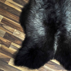 XXL ÖKO Schaffell Lammfell braun grau 120x75 echtes Fell #7163