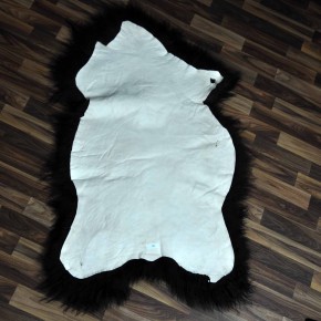 XXL ÖKO Island Schaffell schwarzbraun 120x70 Basteln Kostüm #7221