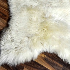 ÖKO echtes Schaffell Lammfell beige braun 120x80 Fellteppich #7242