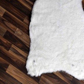 ÖKO echtes Schaffell Lammfell beige grau 120x70 geschoren #7246