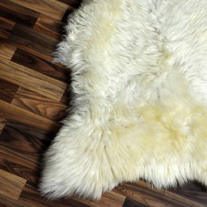 XXL ÖKO Schaffell Lammfell beige braun 120x80 Teppich Kamin #7384