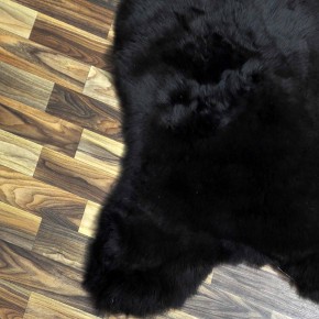 XXL ÖKO Schaffell Lammfell braun 120x70 Teppich Auflage #7424