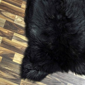 XXL ÖKO Schaffell Lammfell braun 120x60 Teppich Kamin #7428