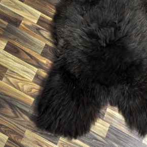 XXL ÖKO Schaffell Lammfell braun 120x75 Geschenk #7443