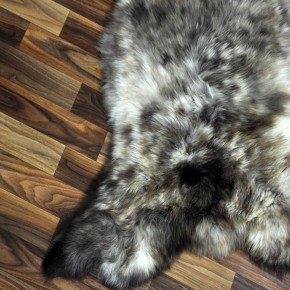 XL ÖKO Schaffell Lammfell beige braun 110x70 Teppich Geschenk #7725