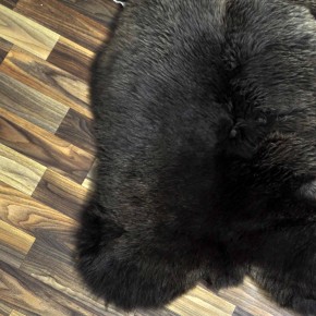 XL ÖKO Schaffell Lammfell braun 110x70 Teppich Hundebett #7746