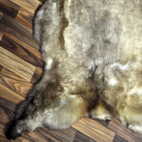 XL ÖKO Schaffell Lammfell beige braun 115x80 Kamin Fell #7763
