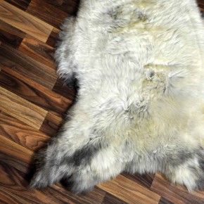 XL ÖKO Schaffell Lammfell beige braun 115x75 Teppich Geschenk #7779