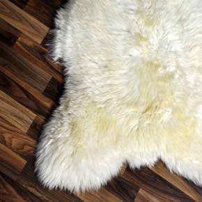XXL ÖKO echtes Schaffell Lammfell weiß braun 120x75 Geschenk #7924 XXL ÖKO echtes Schaffell Lammfell weiß braun 120x75 Geschenk #7924
