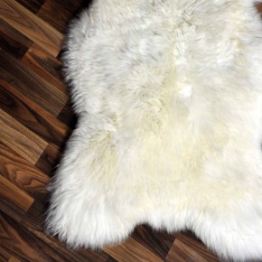 XXL ÖKO echtes Schaffell Lammfell weiß braun 120x75 Geschenk #7930 XXL ÖKO echtes Schaffell Lammfell weiß braun 120x75 Geschenk #7930