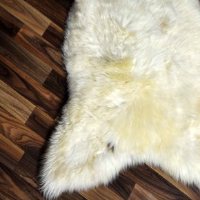 XL ÖKO echtes Schaffell Lammfell weiß braun 115x70 Geschenk #7941 XL ÖKO echtes Schaffell Lammfell weiß braun 115x70 Geschenk #7941
