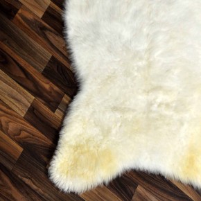 XXL ÖKO Schaffell Lammfell weiß 120x70 Hundebett Tierbett #7949
