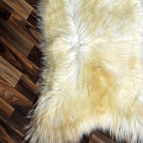 XXL ÖKO echtes Schaffell Lammfell weiß braun 125x70 Geschenk #7955 XXL ÖKO echtes Schaffell Lammfell weiß braun 125x70 Geschenk #7955