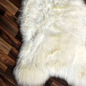 XXL ÖKO echtes Schaffell Lammfell weiß braun 115x75 Geschenk #7963 XXL ÖKO echtes Schaffell Lammfell weiß braun 115x75 Geschenk #7963