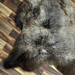 XXL ÖKO Schaffell Lammfell braun grau 120x80 Couch Auflage #8005 XXL ÖKO Schaffell Lammfell braun grau 120x80 Couch Auflage #8005
