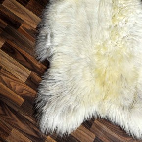 XXL ÖKO Schaffell Lammfell beige braun 125x75 Teppich Geschenk #8103