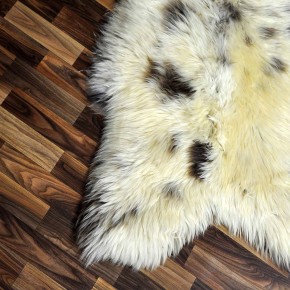 XXL ÖKO Schaffell Lammfell beige braun 125x80 Teppich Geschenk #8104