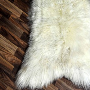 XXXL ÖKO Schaffell Lammfell beige braun 130x80 Teppich Geschenk #8105