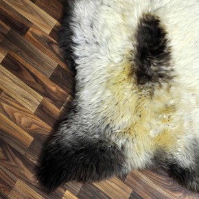 XXL ÖKO Schaffell Lammfell beige braun 125x80 Teppich Geschenk #8107