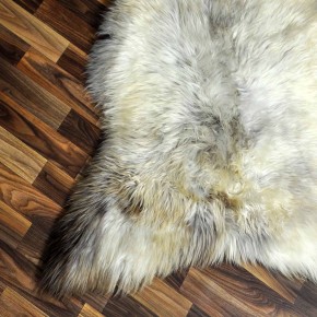 XXXL ÖKO Schaffell Lammfell beige braun 130x80 Teppich Geschenk #8108