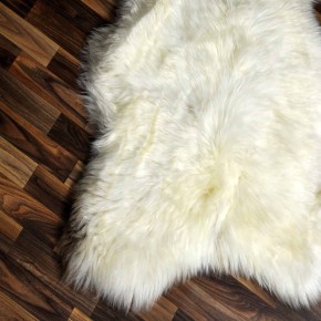 XXL ÖKO Schaffell Lammfell beige braun 125x80 Teppich Geschenk #8111