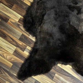 XXL ÖKO Schaffell Lammfell braun 120x80 Hundebett #8140
