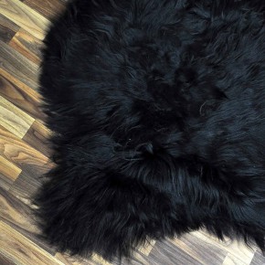 XXL ÖKO Island Schaffell schwarzbraun 125x80 Geschenk #8162