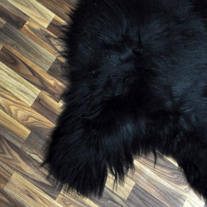 XXL ÖKO Island Schaffell schwarzbraun 125x80 Geschenk #8166