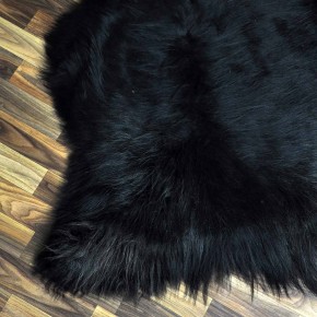 XXL ÖKO Island Schaffell schwarzbraun grau 125x80 Geschenk #8172