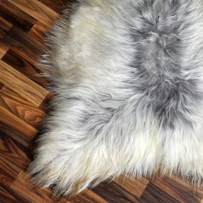 XXXL ÖKO Island Schaffell grau beige braun 135x85 Krampus #8188