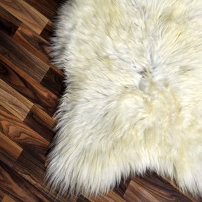 XXL ÖKO Schaffell Lammfell beige braun 120x75 Kamin Fell #8208