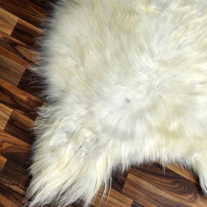 XXL ÖKO Island Schaffell beige schwarzbraun 120x80 #8277