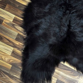XXL ÖKO Island Schaffell schwarzbraun weiß 125x80 Geschenk #8297