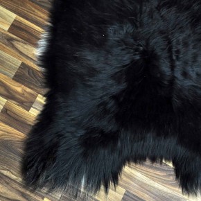XL ÖKO Island Schaffell schwarzbraun weiß 115x75 Geschenk #8303