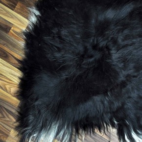 XXXL ÖKO Island Schaffell schwarzbraun weiß 135x90 Geschenk #8305