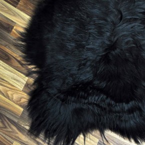 XXL ÖKO Island Schaffell schwarzbraun 120x75 Geschenk #8315