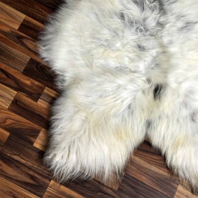 XL ÖKO Island Schaffell grau beige braun 110x75 #8345