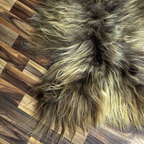 XL ÖKO Island Schaffell Lammfell rost braun 110x70 Krampus #8395