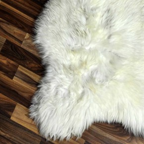 ÖKO Schaffell Lammfell beige braun 105x65 Hundebett #8420