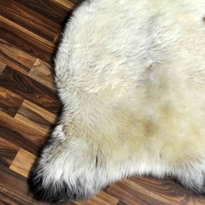 ÖKO Schaffell Lammfell beige braun 105x70 Kamin Fell #8432