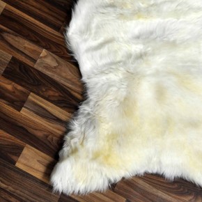 ÖKO Schaffell Lammfell beige braun 100x65 Hundebett #8444