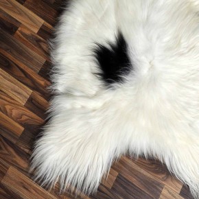 XXXL ÖKO Island Schaffell beige schwarzbraun 130x85 Fell #8524