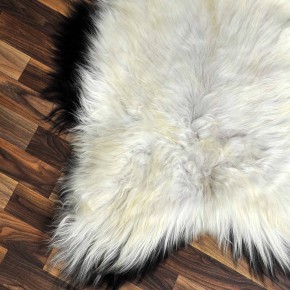XL ÖKO Island Schaffell beige schwarzbraun 110x70 #8615