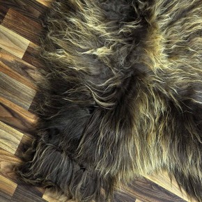 XL ÖKO Island Schaffell Lammfell rost braun 115x80 Krampus #8627