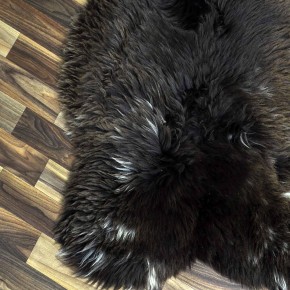 ÖKO Schaffell Lammfell braun beige 105x65 Couch Auflage #8664